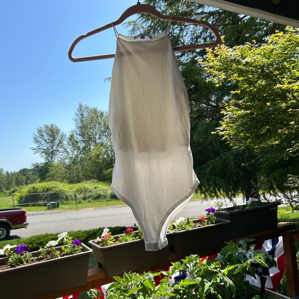 White Camisole Bodysuit
